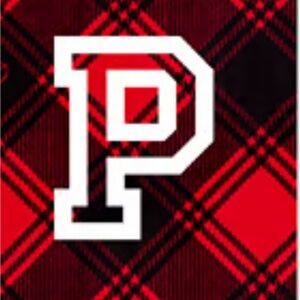 Victoria’s Secret PINK Red Plaid P Logo Blanket